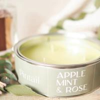 Pintail Candles Apple Mint & Rose Triple Wick Tin Candle Extra Image 3 Preview